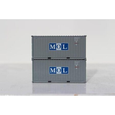 Jacksonville Terminal 20 ft. N Mol Standard Container - Pack of 2 JTC205351